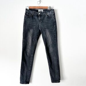 ACNE STUDIOS Women Skin 5 Used Faded Black Skinny Slim Fit Jeans Size W28 L34